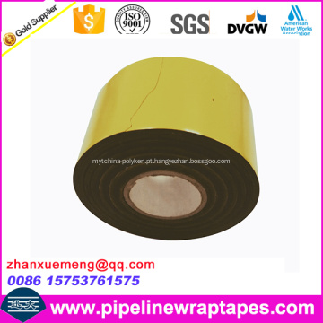 0,75 milímetros de espessura de betume Rubber Pipe Wrap Tape com PVC Backing